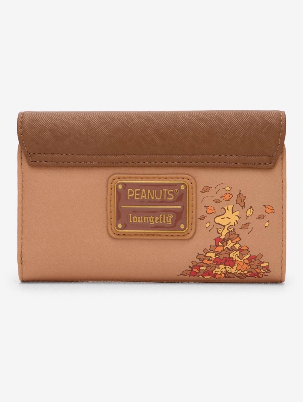 New Loungefly Peanuts Snoopy Fall Foliage Chenille Wallet - Picture 3 of 4